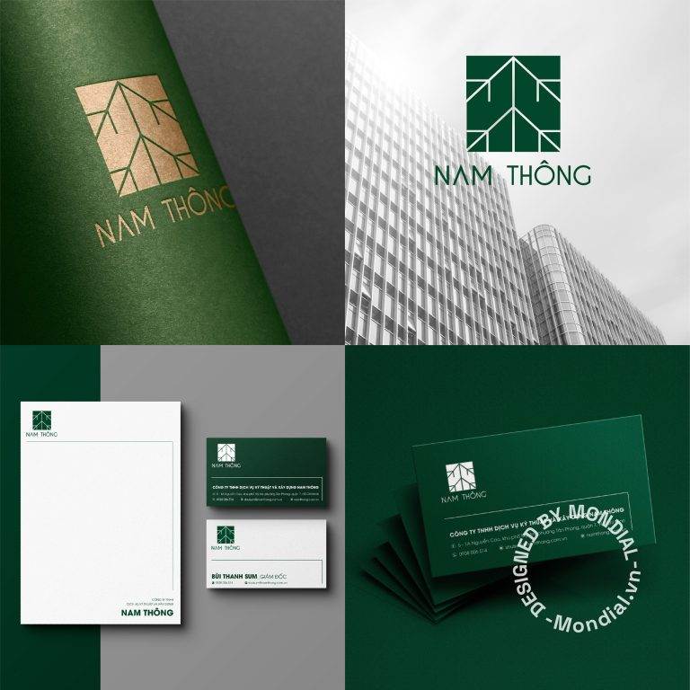 Bộ nhận diện thương hiệu công ty xây dựng Nam Thông