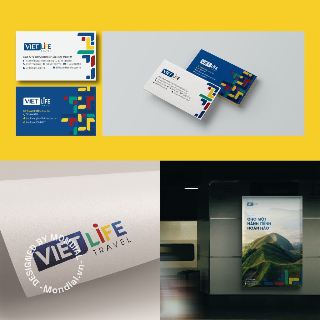 Dự án thiết kế nhận diện thương hiệu công ty du lịch Vietlife