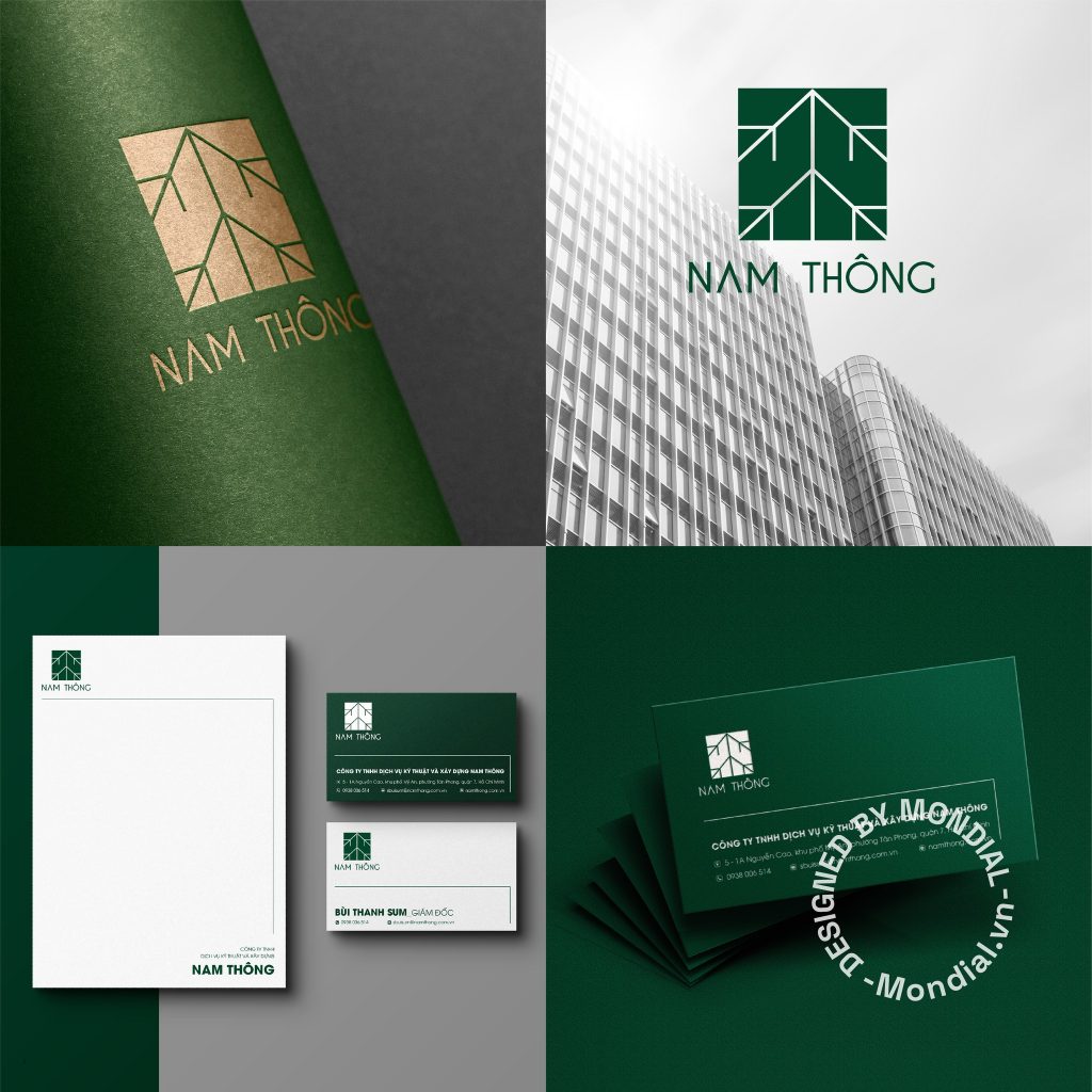 Dự án thiết kế nhận diện thương hiệu công ty xây dựng Nam Thông